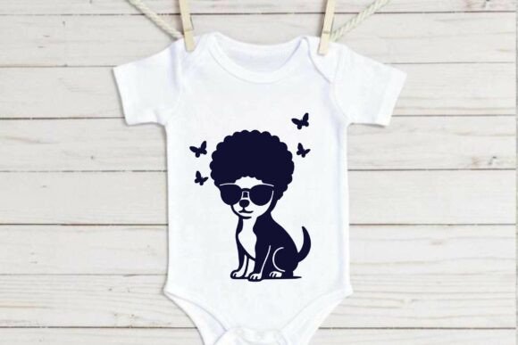 Afro Chihuahua Clipart Vector Silhouette Review