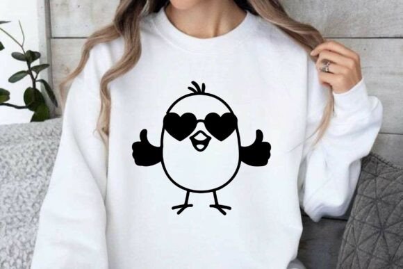 Chick Clipart Silhouette Vector Cut File Review