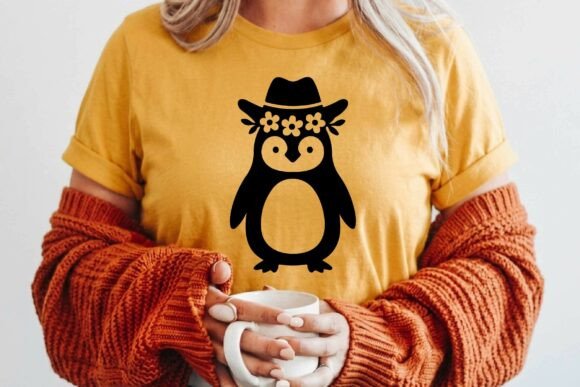 Floral Penguin SVG Clipart Sublimation Review