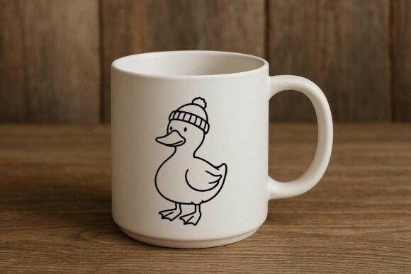 Funny Duck Wearing Beanie Clipart Vector Review