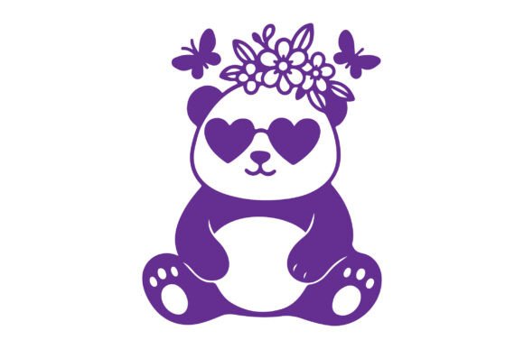Panda SVG PNG Clipart Vector Sublimation