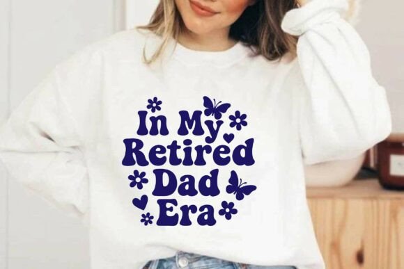 Retro in My Retired Dad Era SVG T-shirt