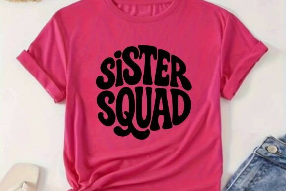 Sister Squad Svg, Retro Sister PNG Review